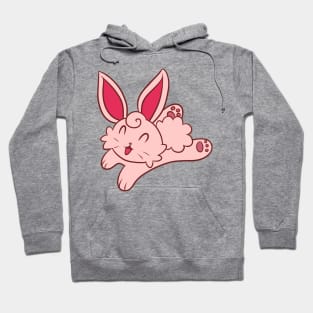 Happy Pink Bunny Hoodie